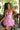 Homecoming Dresses Floral Print Short Ruffle Cocktail Dress White/Light Pink