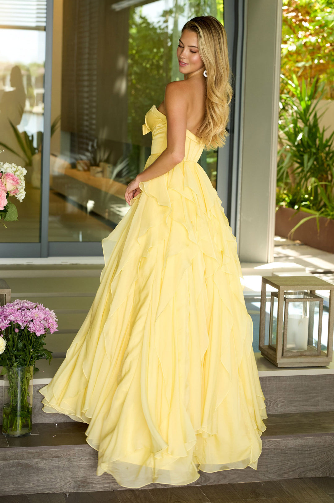Ava Presley 42209 Prom Dress - Soft-Yellow