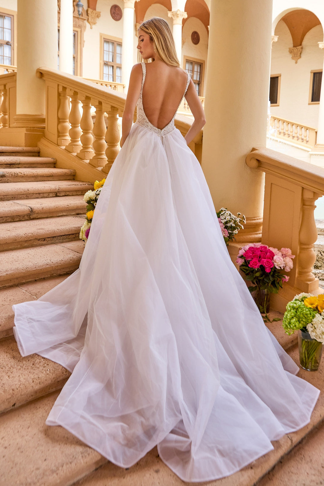 Wedding Dresses Mermaid Long Beaded Wedding Dress Ava Presley 47224 Ivory