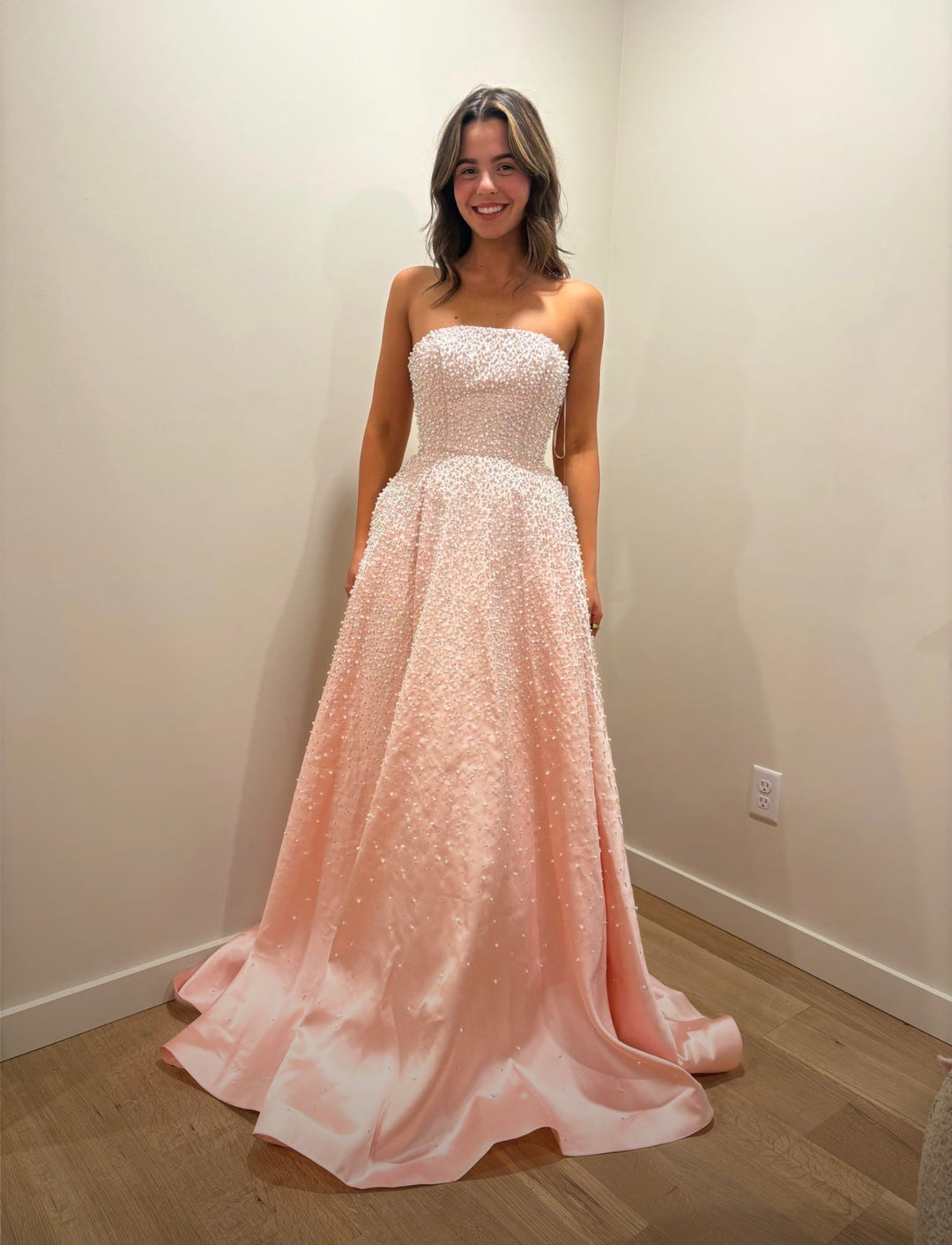 Prom Dresses Long Formal A Line Evening Prom Dress Ava Presley 42500 Blush