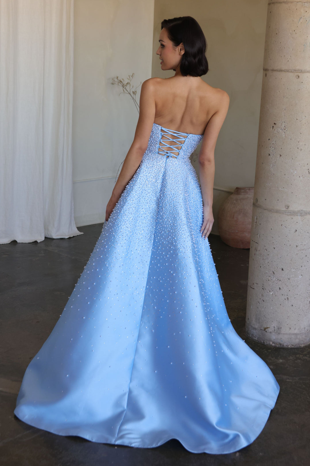 Prom Dresses Long Formal A Line Evening Prom Dress Ava Presley 42500 Powder Blue