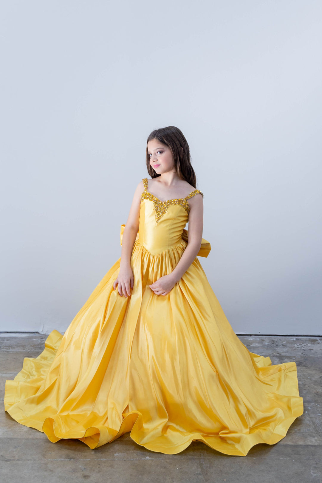 Sweetheart Floor-Length Satin Special Occasion Ball Gown Ava Presley 26819