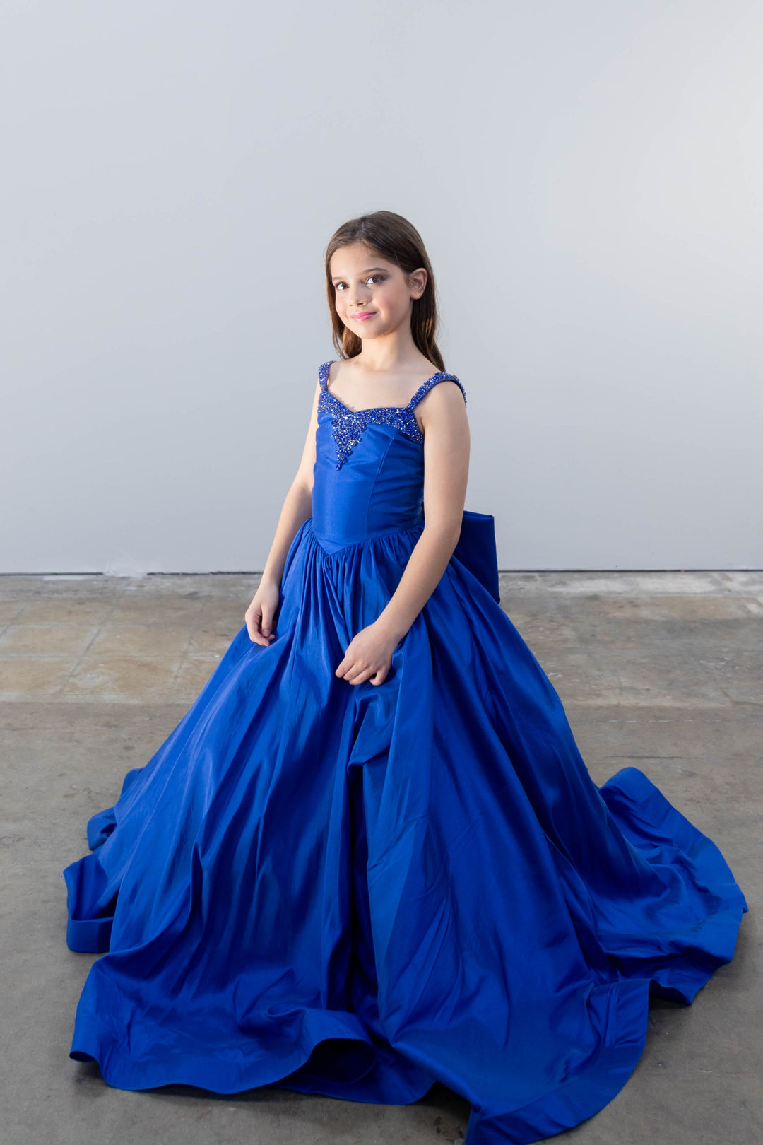 Sweetheart Floor-Length Satin Special Occasion Ball Gown Ava Presley 26819
