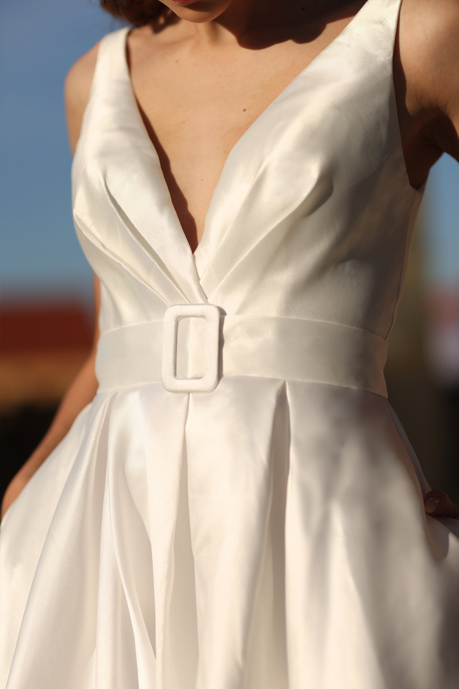 Tina Holly BB209W A Line Long Ball Gown Wedding Dress