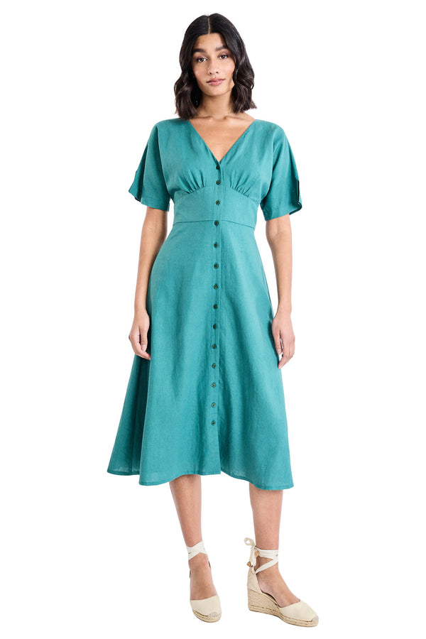 Sea Teal Dress Maggy London G7010M