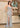 Prom Dresses Long High Slit Formal Beaded Evening Dress Silver