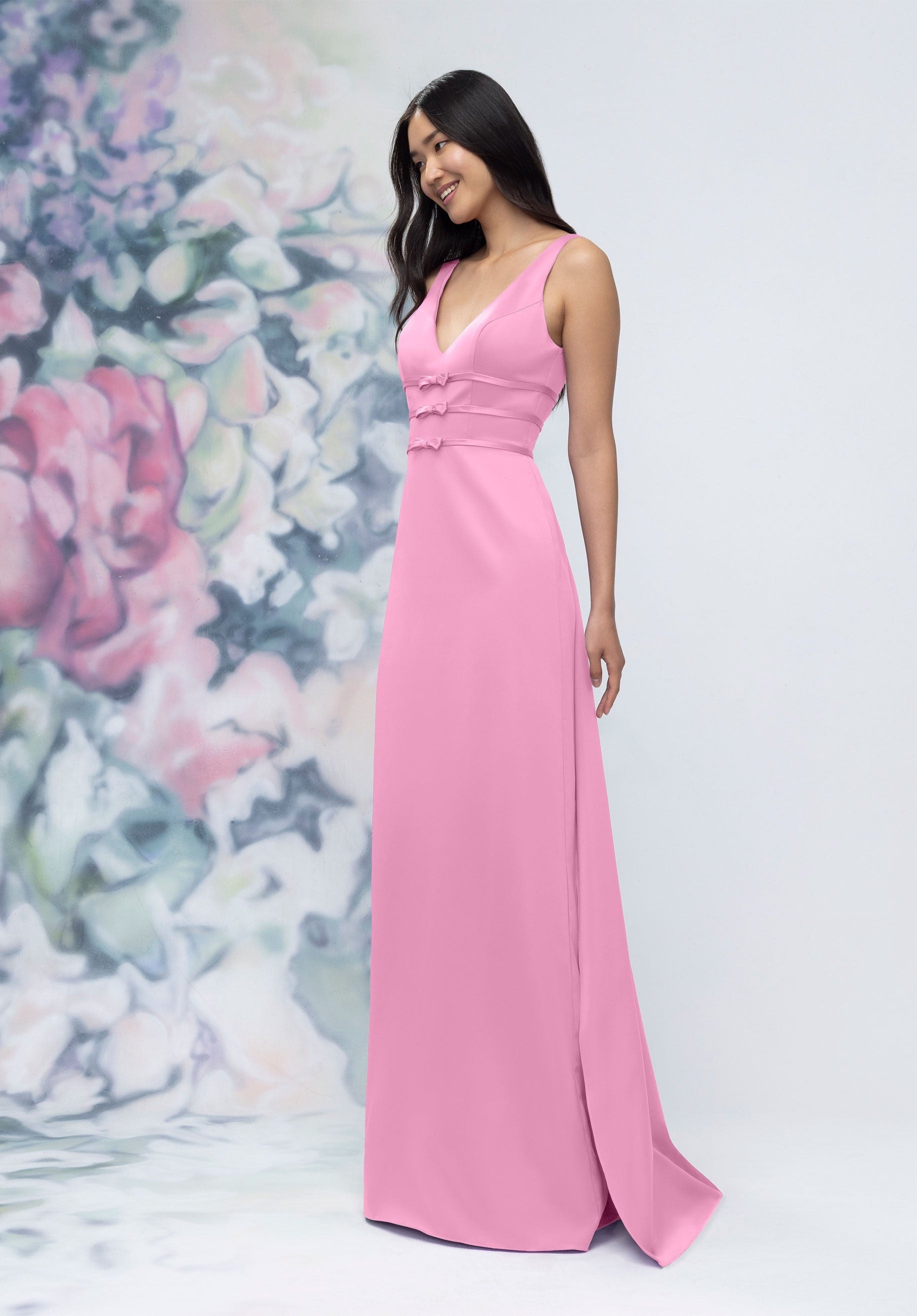 Formal Dresses Long Formal Slit Dress Bloom-Satin-3030013-Train