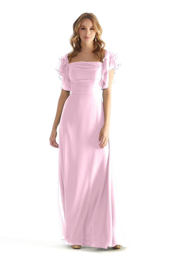 MGNY Madeline Gardner New York 31227 Ruffle Formal Long Dress