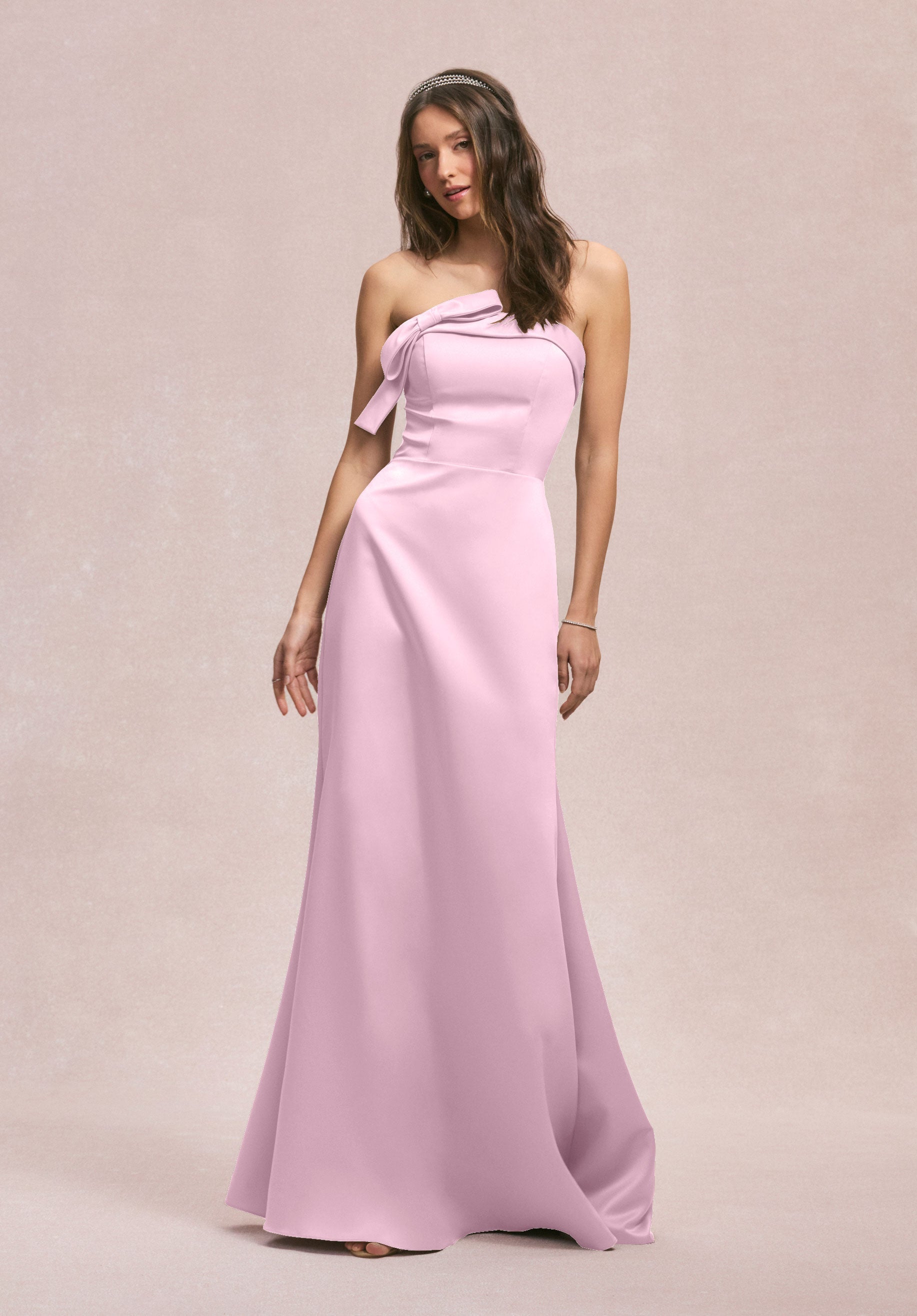 Formal Dresses Formal Long Fitted Dress Blossom-Satin-31246-Fitted