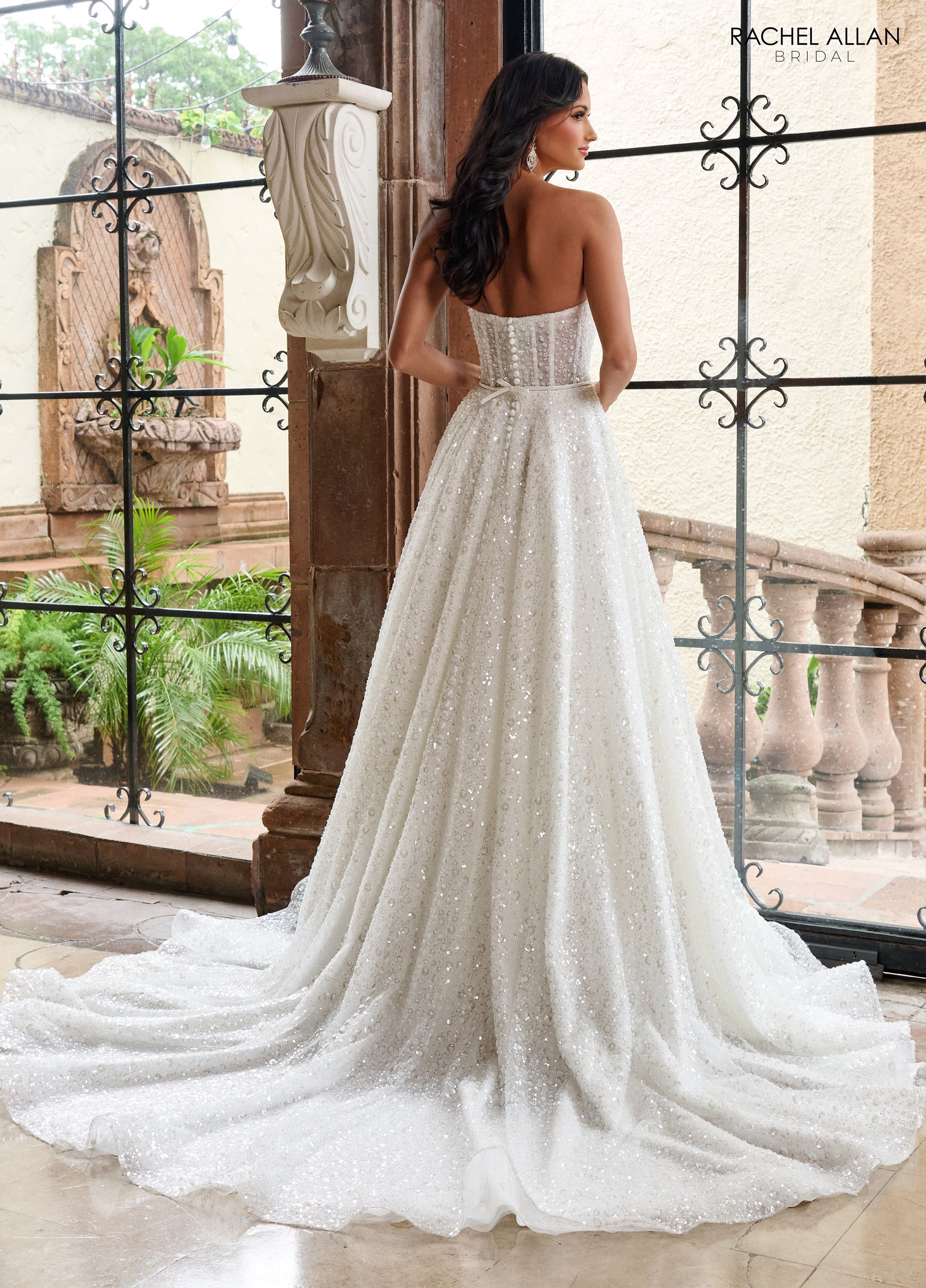 Rachel Allan RB5094 Bridal Gown Long Beaded Wedding Dress