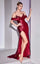 LaDivine CC2197C Plus Size Long Fitted Evening Gown
