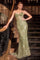 Prom Dresses Long Fitted Sequin Beaded Formal Prom Dress Greeney