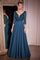 Formal Dresses Long Formal A Line Beaded Evening Dress Peacock