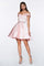 LaDivine CD0140 Short Off the Shoulder Graduation Dress