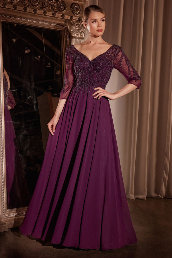 purple bridesmaid dress - women dress summer dresses chiffon dress -custom made (1003)