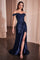 Prom Dresses Corset Long Prom Dress Navy Navy