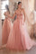 Prom Dresses  Long Formal Prom Ball Gown Rose Gold