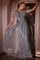 LaDivine CD0241 Long Beaded A Line Formal Dress