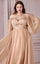 LaDivine CD243C Long  A Line Plus Size Formal Dress