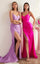 LaDivine CD3208 Stretch Fitted Long Evening Gown