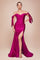 Prom Dresses Long Off Shoulder Prom Dress Magenta Magenta