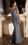 LaDivine CD980 One Shoulder Long Mermaid Prom Sequin Dress