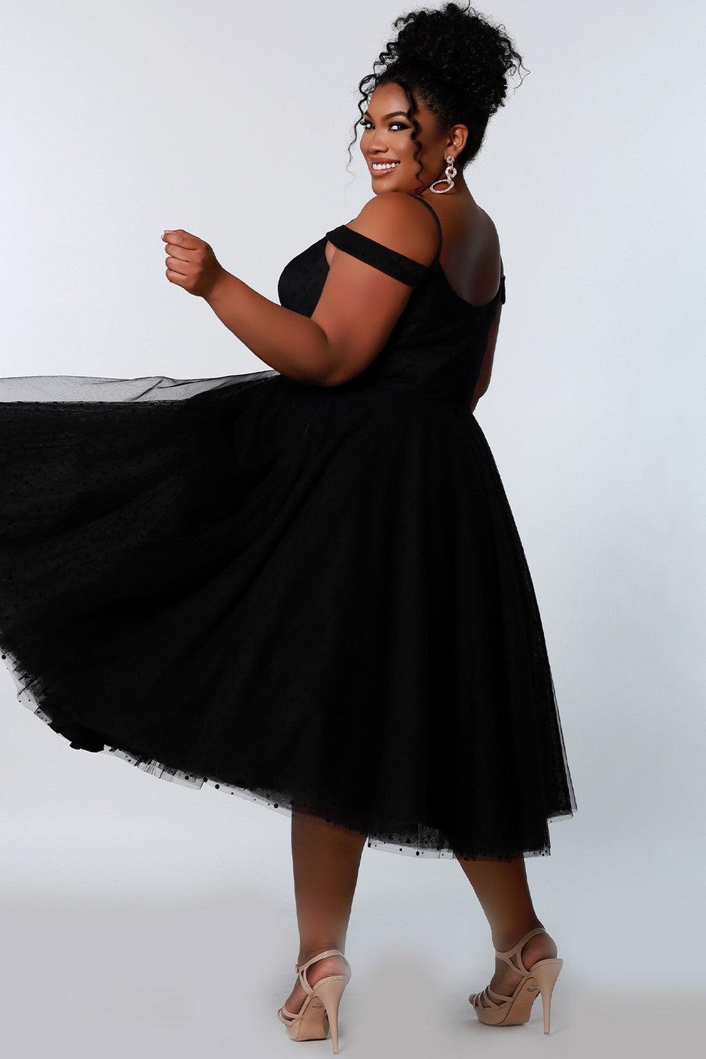 Sydneys Closet CE2208 Short Off Shoulder Plus Size Dress Sale