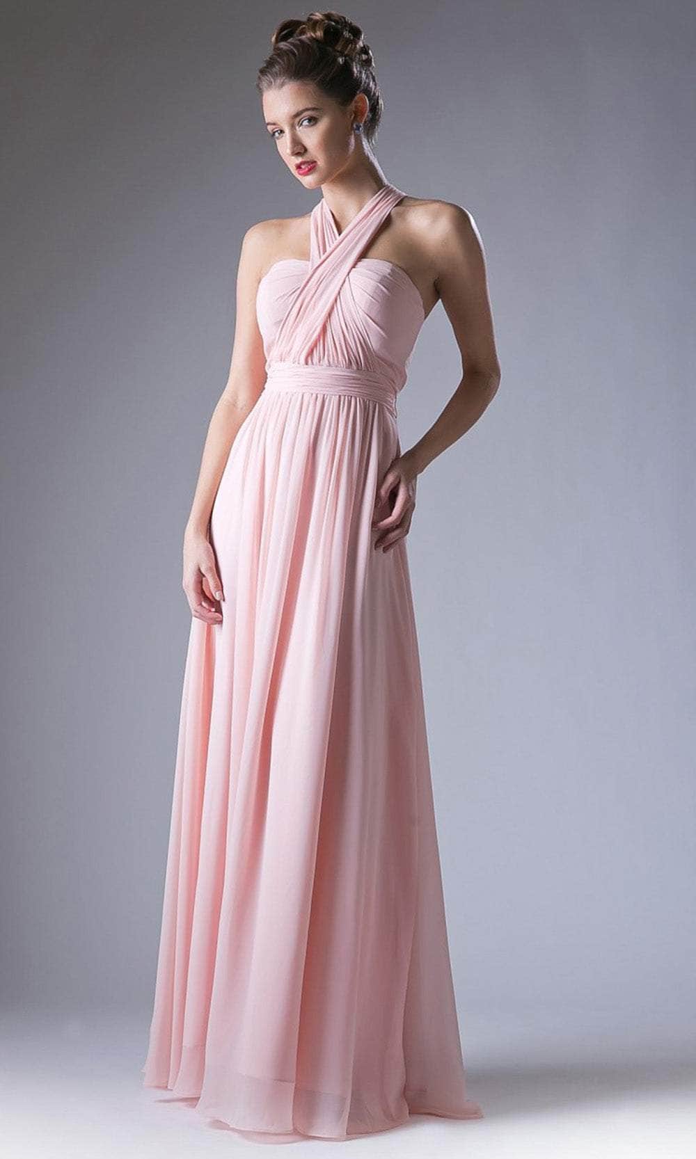 Prom Dresses A Line Long Formal Prom Dress Blush
