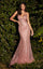 LaDivine CH235 Spaghetti Strap Long Prom Sequin Dress