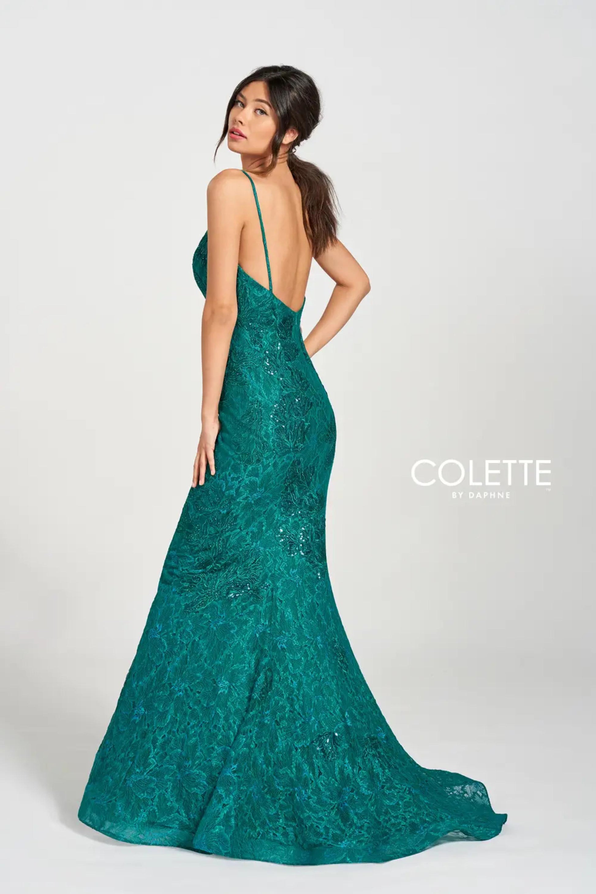 Colette CL12217 Fitted Formal Mermaid Prom Long Dress