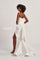 Prom Dresses Long Mermaid Slit Formal Prom Dress Diamond White