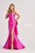 Prom Dresses Long Mermaid Slit Formal Prom Dress Fuchsia