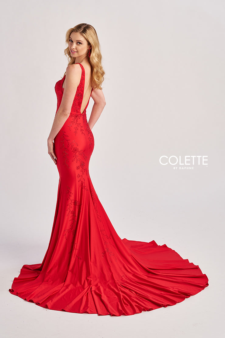 Colette by Daphne CL8475 Long Mermaid Formal Prom Dress