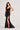Prom Dresses Long Ruched Slit Formal Evening Prom Dress Black