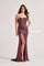 Prom Dresses Mermaid Long Metallic Formal Prom Dress Sunset