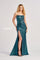 Prom Dresses Mermaid Long Metallic Formal Prom Dress Turquoise