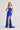 Prom Dresses Beaded Long Mermaid Formal Slit Prom Dress Royal Blue