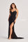 Prom Dresses Beaded Long Formal Mermaid Prom Dress Black