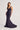Prom Dresses Long Metallic Formal Fitted Prom Dress Midnight
