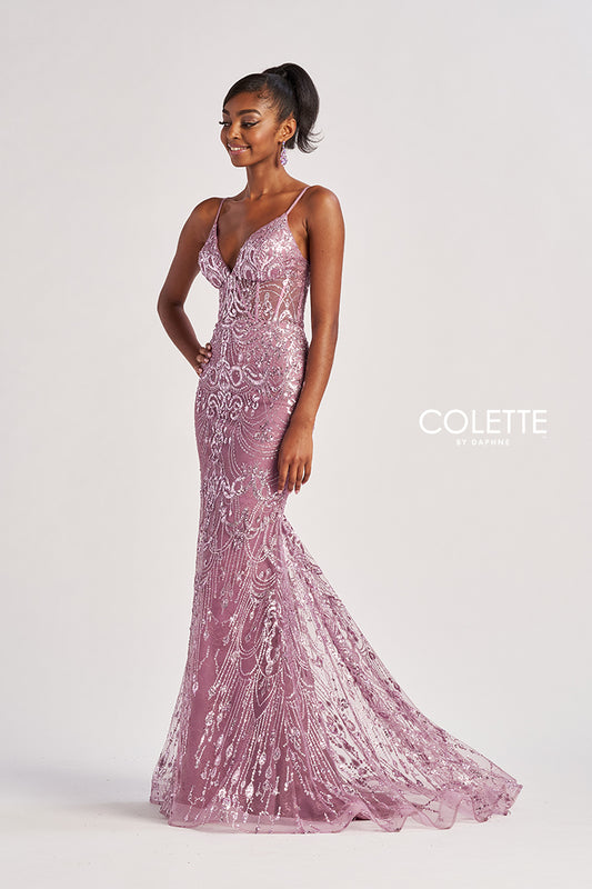 Prom Dresses Formal Long Mermaid Glitter Corset Prom Dress Heather
