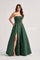 Prom Dresses ball Gown Long Formal Beaded Prom Dress Emerald