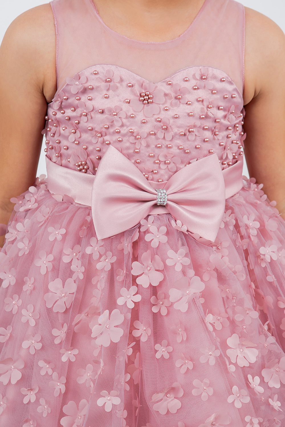 Cinderella Couture 9170 A Line 3D Floral High Low Flower Dress