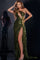 Prom Dresses Fitted Long Formal Sequin Prom Dress Olive/Gold