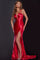 Prom Dresses Long High Slit Formal Prom Dress Red