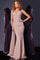 Prom Dresses Long Ruched Sleeveless Formal Prom Dress Stone