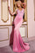 Prom Dresses Long Beaded Lace Formal Prom Dress Pink