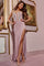 Prom Dresses Beaded Long Fitted Formal Prom Dress Stone