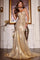 Prom Dresses Long Metallic Formal Mermaid Prom Dress Gold
