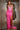 Prom Dresses Long Beaded Side Slit Formal Prom Dress Hot-Pink