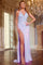 Prom Dresses Fitted Long Formal Sequin Ombre Prom Dress Lavender